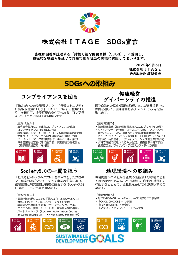 SDGs宣言